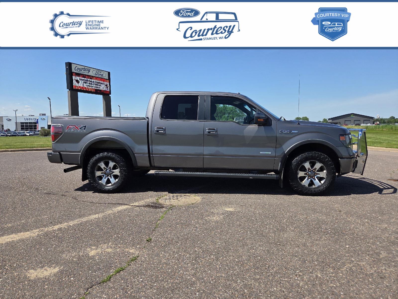 Sterling Gray Metallic 2014 Ford F-150 Pickup Truck Four-Wheel Drive 6-Speed Automatic