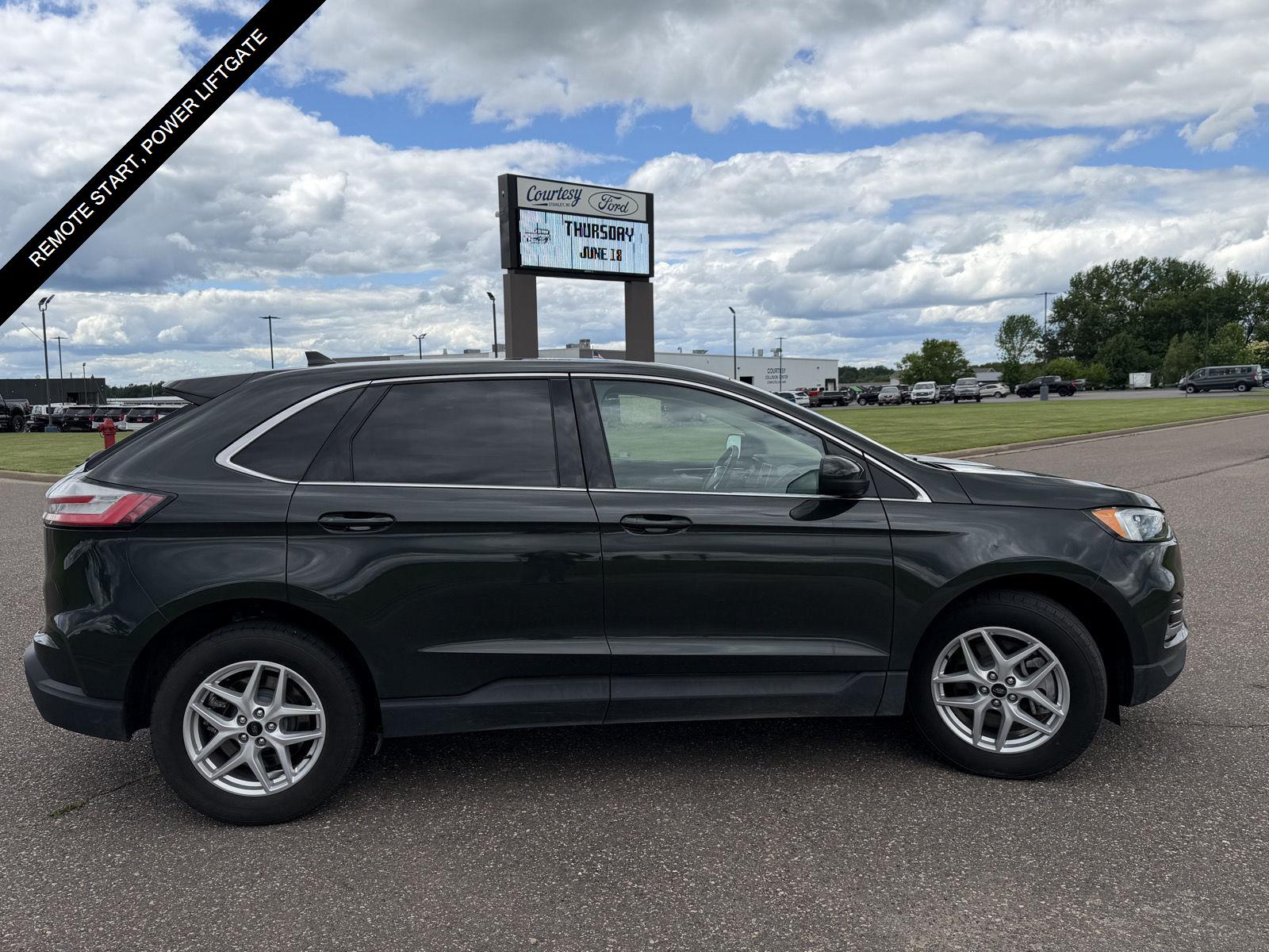 Forged Green Metallic 2024 Ford Edge SUV / Crossover All-Wheel Drive 8-Speed Automatic