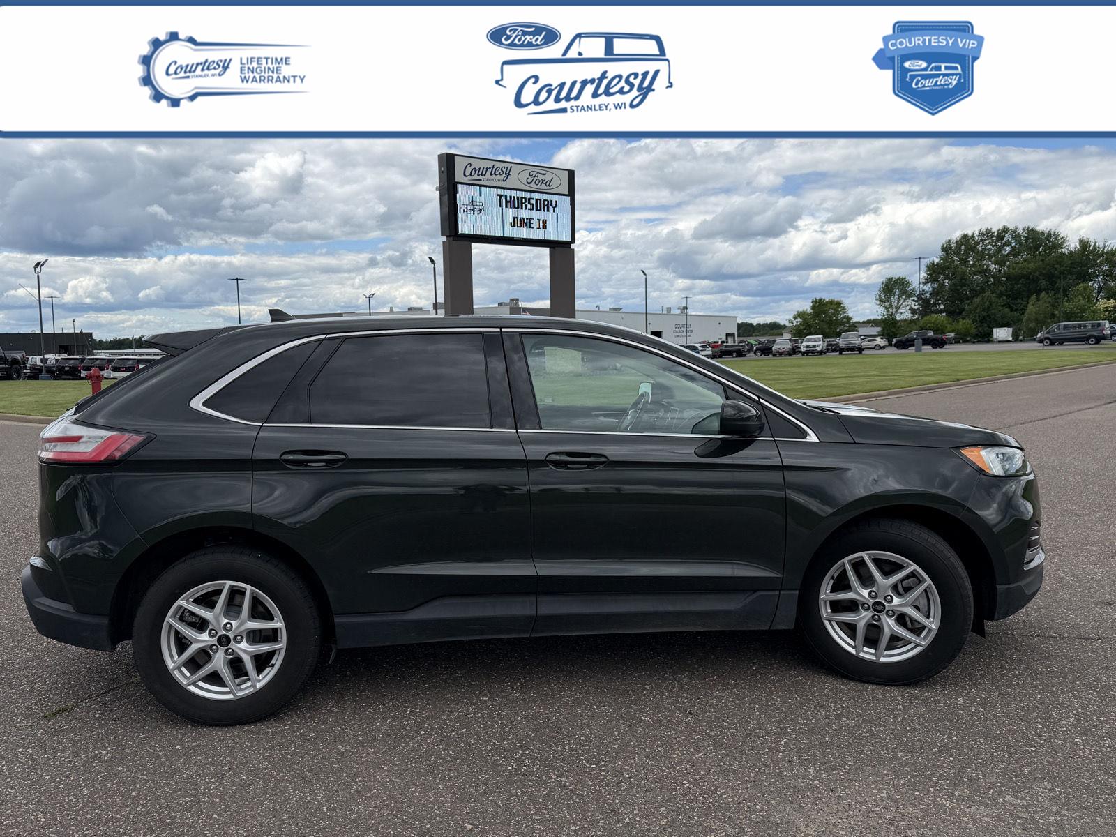 Forged Green Metallic 2024 Ford Edge SUV / Crossover All-Wheel Drive 8-Speed Automatic