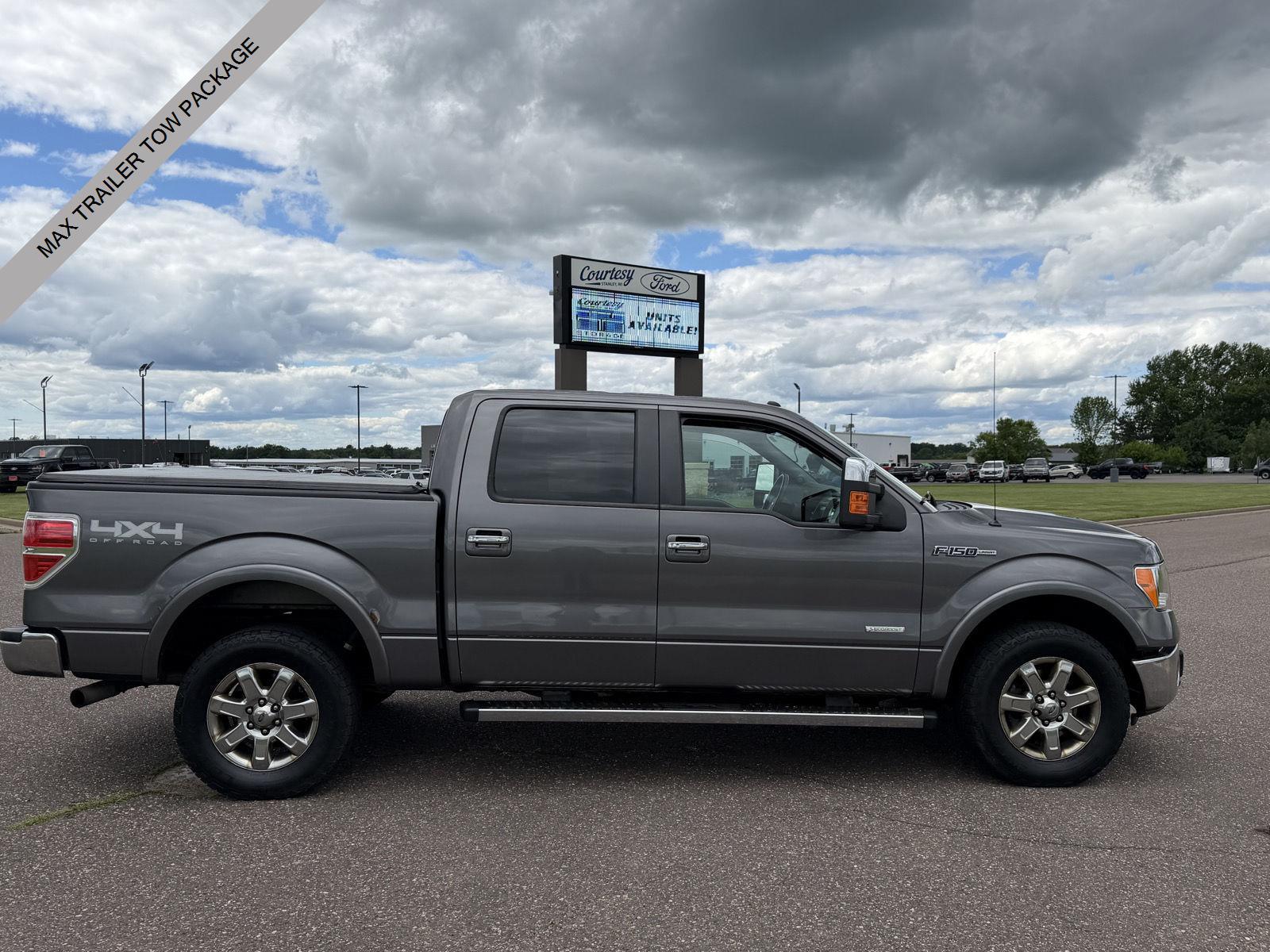 Sterling Gray Metallic 2013 Ford F-150 Pickup Truck Four-Wheel Drive 6-Speed Automatic Overdrive