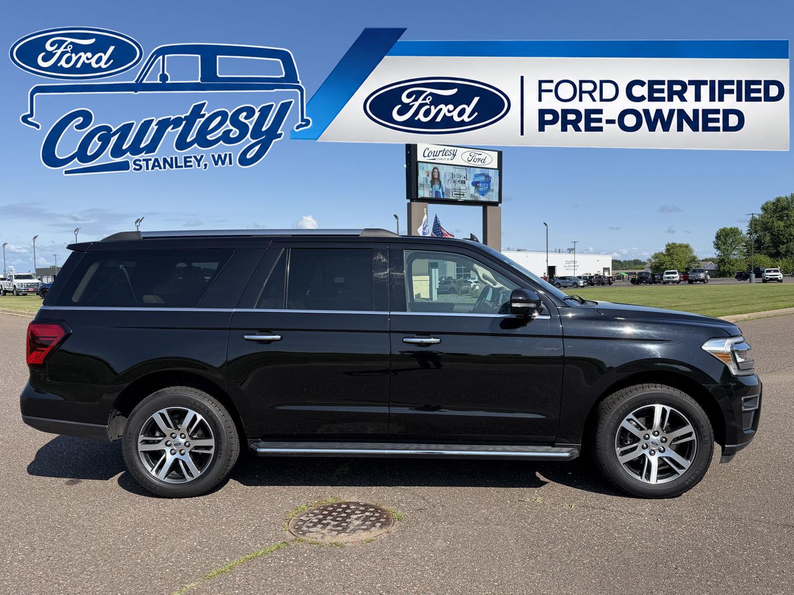 Agate Black Metallic 2022 Ford Expedition SUV / Crossover Four-Wheel Drive Automatic