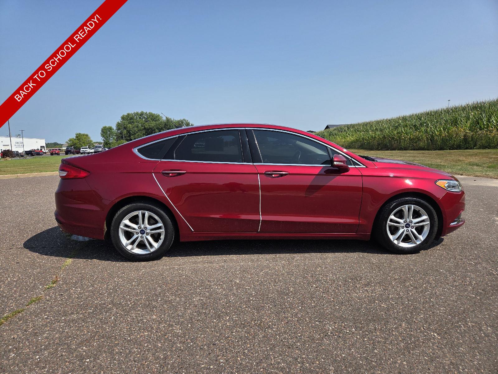 Ruby Red Metallic Tinted Clearcoat 2018 Ford Fusion Sedan Front-Wheel Drive Automatic