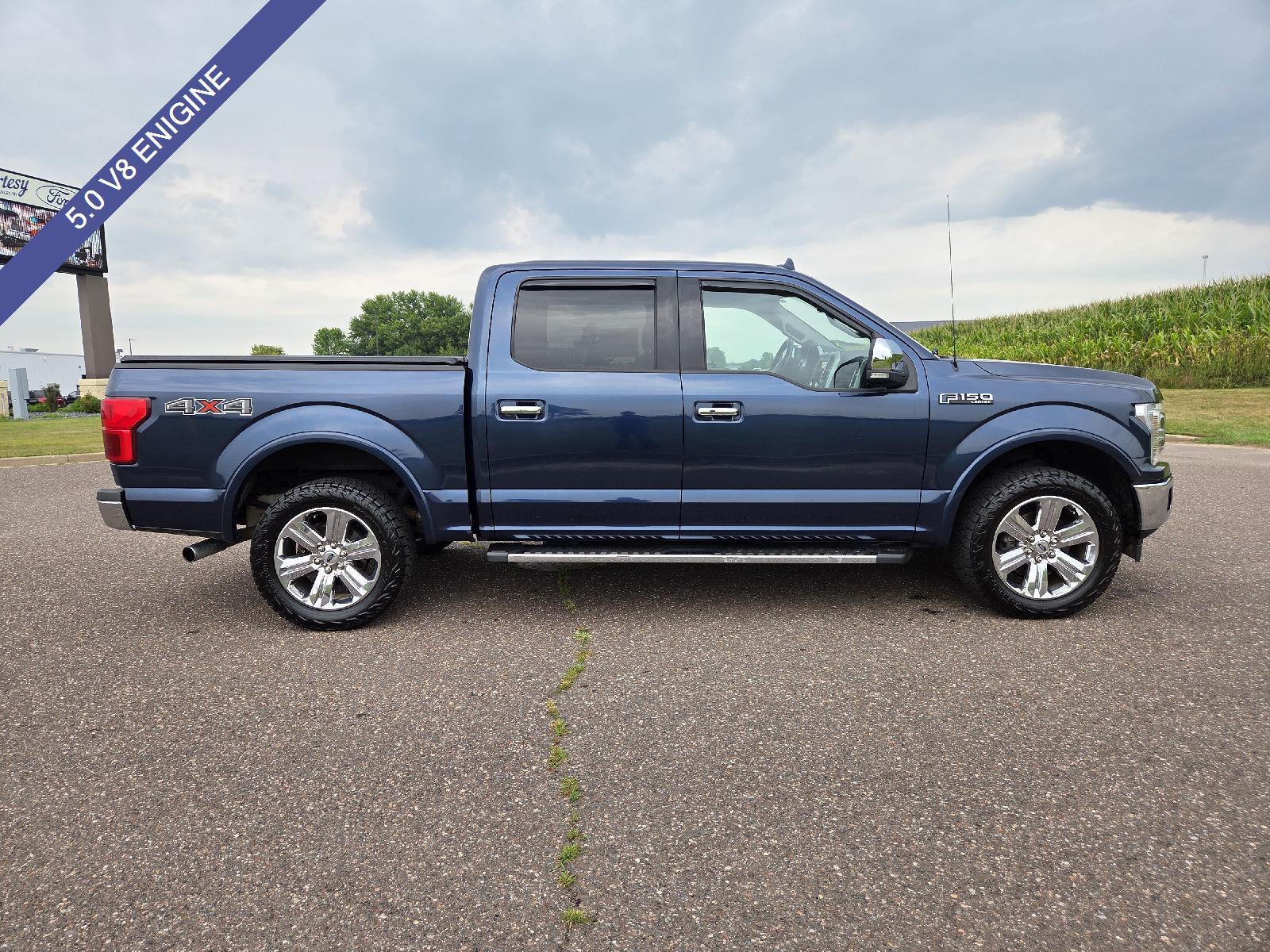 Blue Jeans Metallic 2018 Ford F-150 Pickup Truck Four-Wheel Drive Automatic