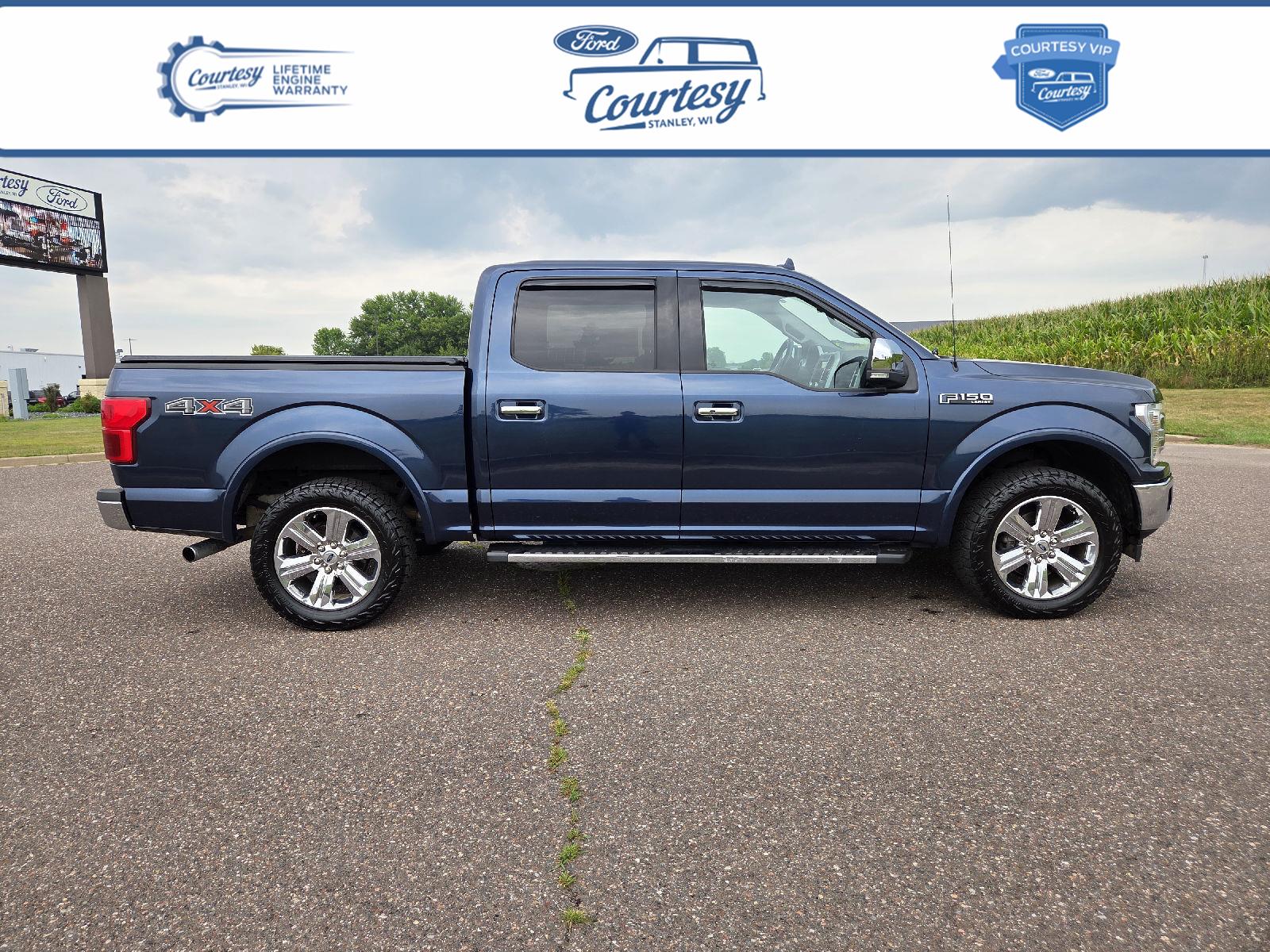 Blue Jeans Metallic 2018 Ford F-150 Pickup Truck Four-Wheel Drive Automatic