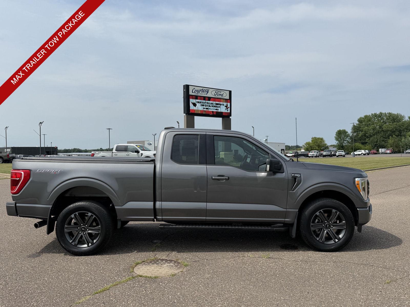 Carbonized Gray Metallic 2023 Ford F-150 Pickup Truck Four-Wheel Drive Automatic