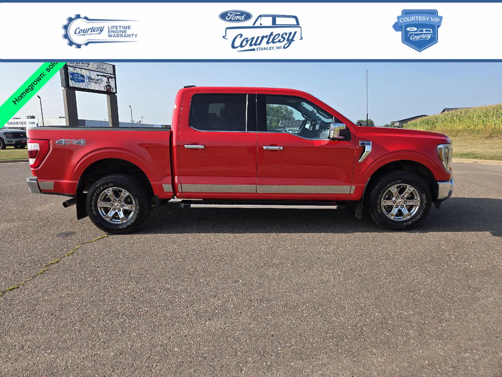 Race Red 2022 Ford F-150 Pickup Truck Four-Wheel Drive Automatic