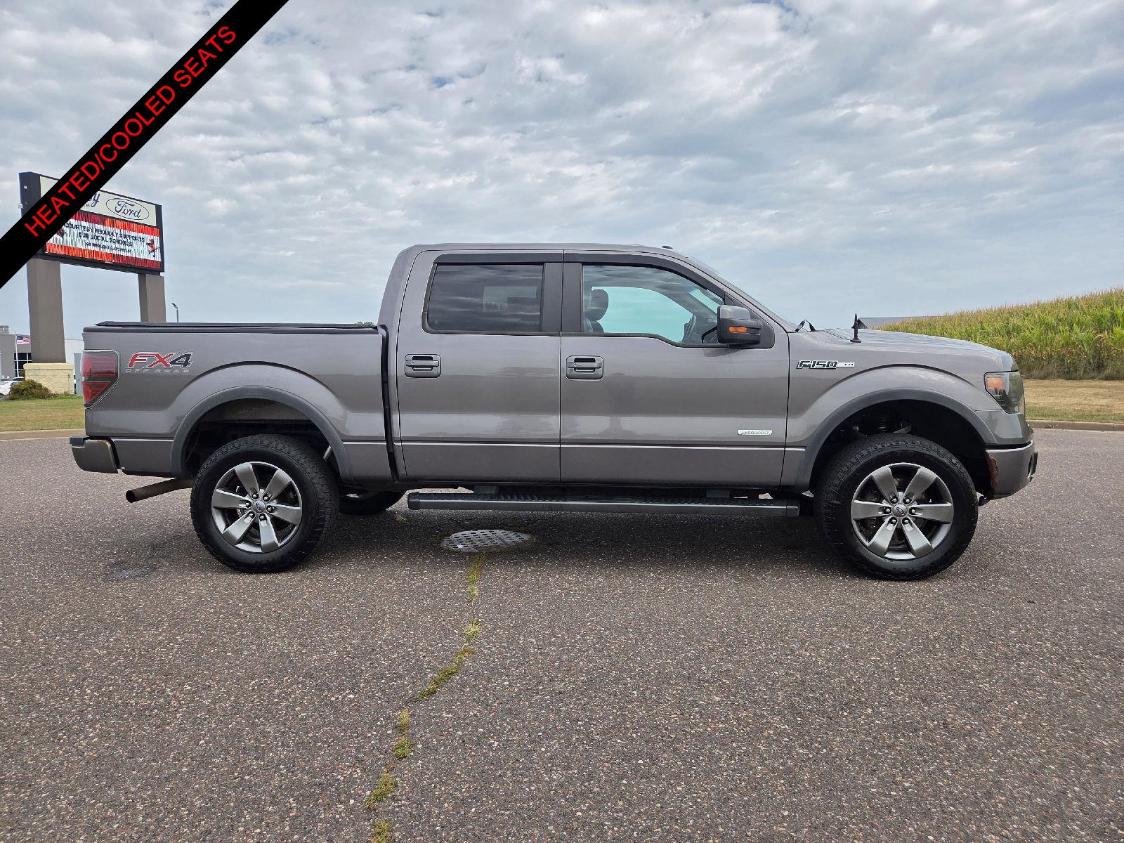 Sterling Gray Metallic 2014 Ford F-150 Pickup Truck Four-Wheel Drive 6-Speed Automatic
