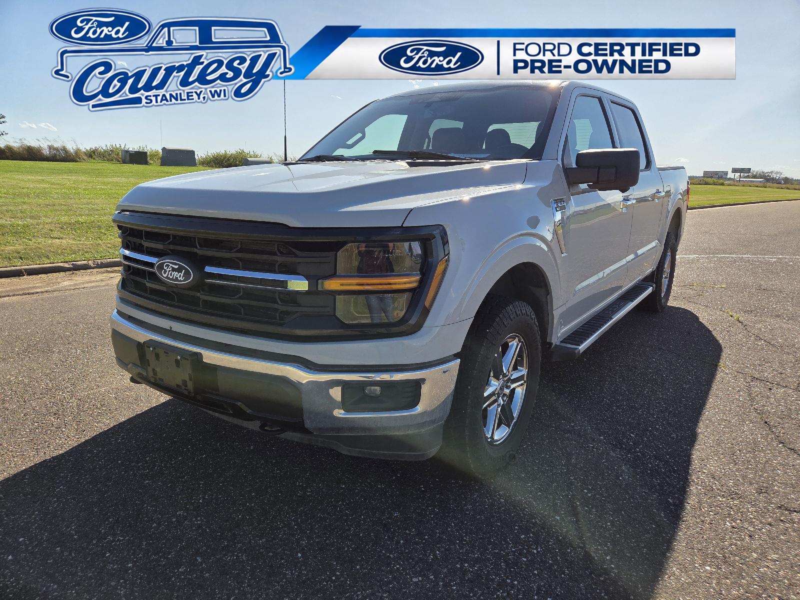 Gray 2024 Ford F-150 Pickup Truck Four-Wheel Drive Automatic