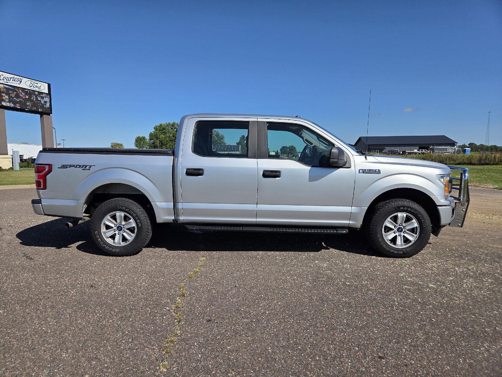 Ingot Silver Metallic 2019 Ford F-150 Pickup Truck Four-Wheel Drive 6-Speed Automatic