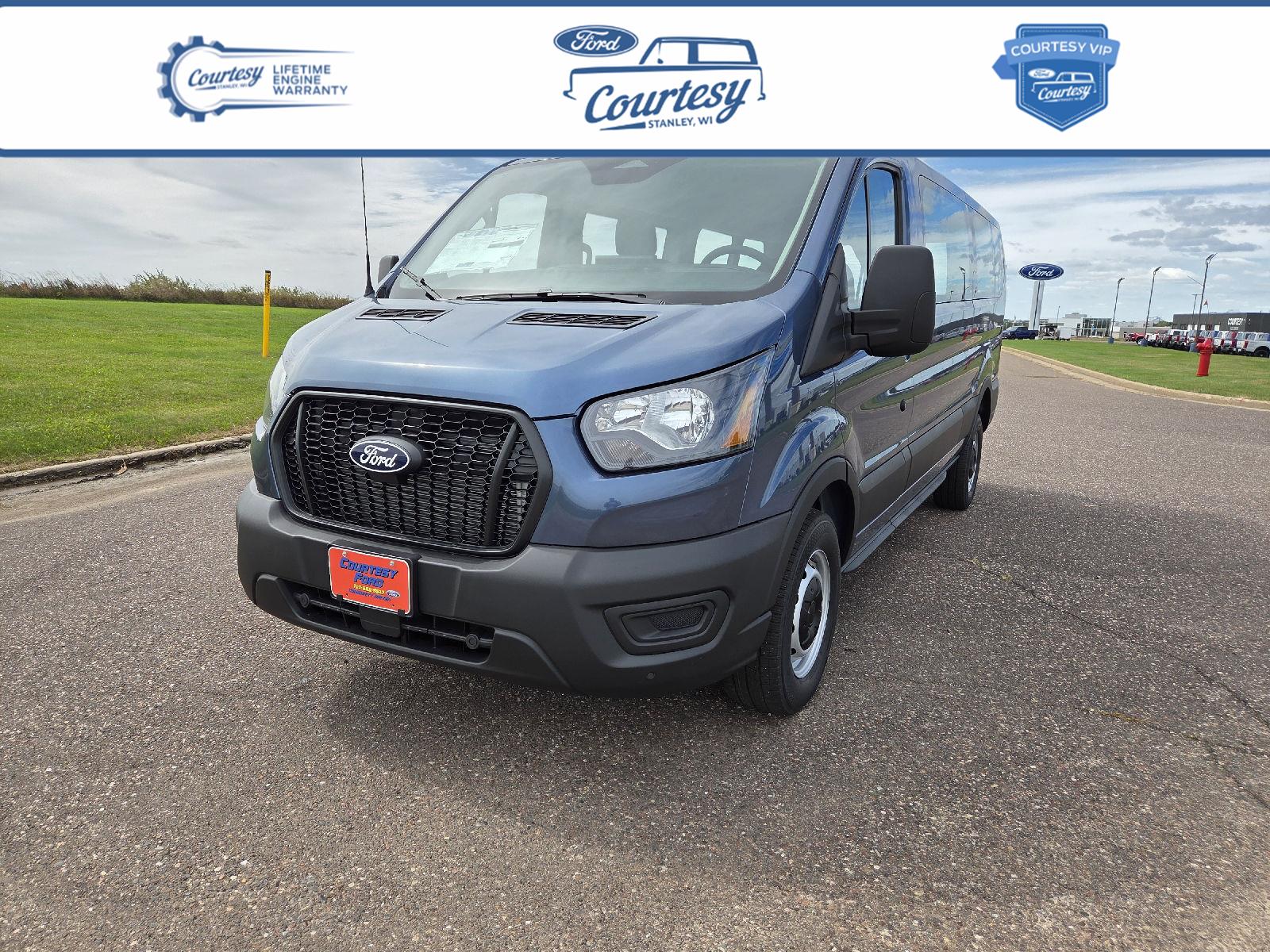 Blue Metallic 2027 Ford Transit Passenger Van Rear-Wheel Drive