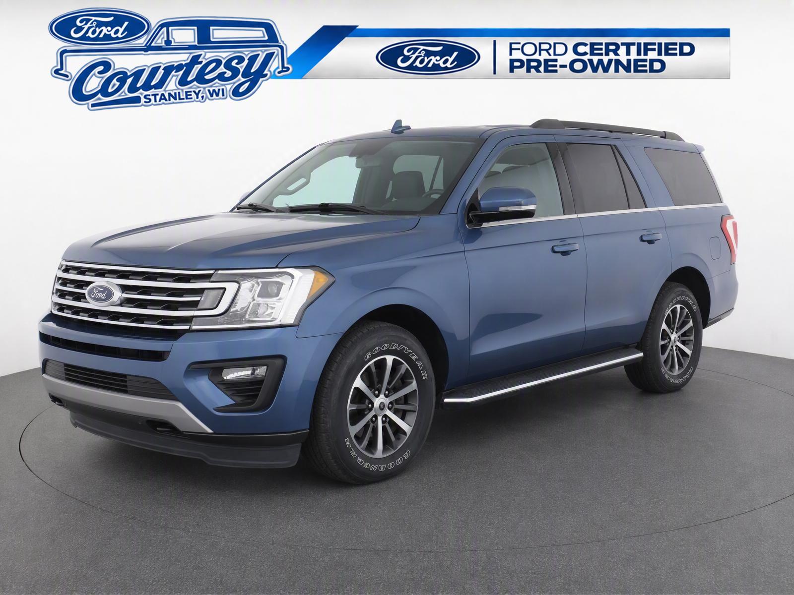 Blue Metallic 2018 Ford Expedition SUV / Crossover Four-Wheel Drive Automatic