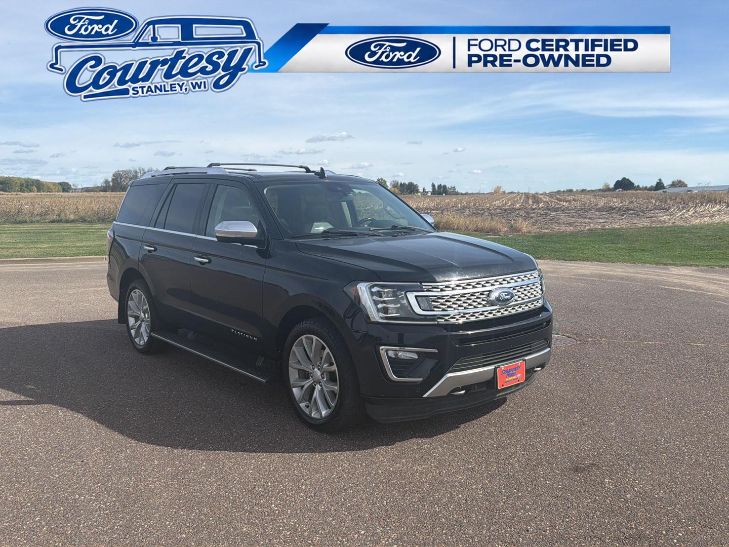 Agate Black Metallic 2019 Ford Expedition SUV / Crossover Four-Wheel Drive Automatic