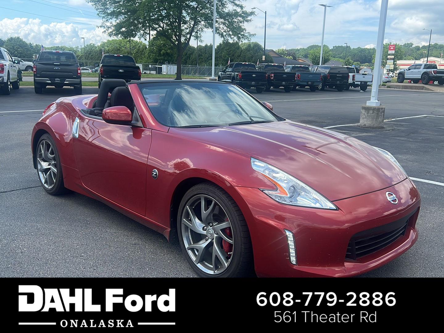 Magma Red Metallic 2015 Nissan 370Z Roadster Touring Sport Convertible Rear-Wheel Drive Automatic