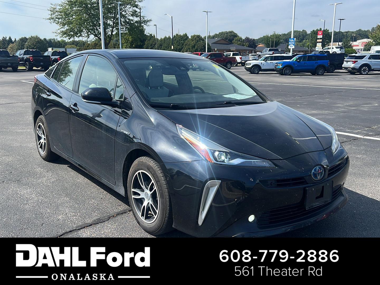 Midnight Black Metallic 2020 Toyota Prius Hatchback All-Wheel Drive 