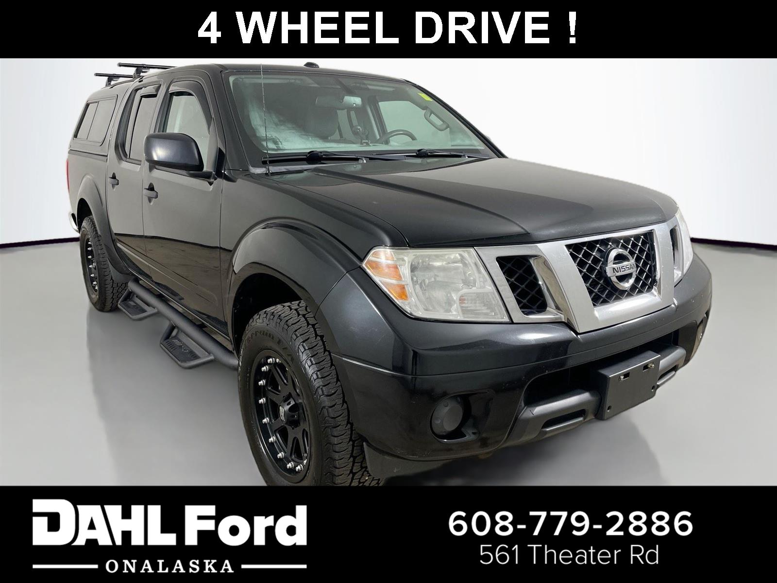 Gray (Magnetic Black) 2016 Nissan Frontier SV Crew Cab 4WD Pickup Truck Four-Wheel Drive Automatic