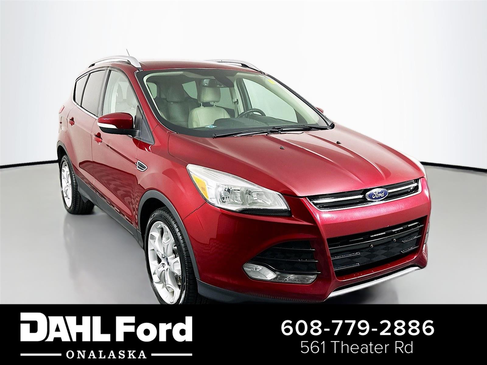 Ruby Red Tinted Clearcoat 2014 Ford Escape Titanium AWD SUV / Crossover All-Wheel Drive 6-Speed Automatic