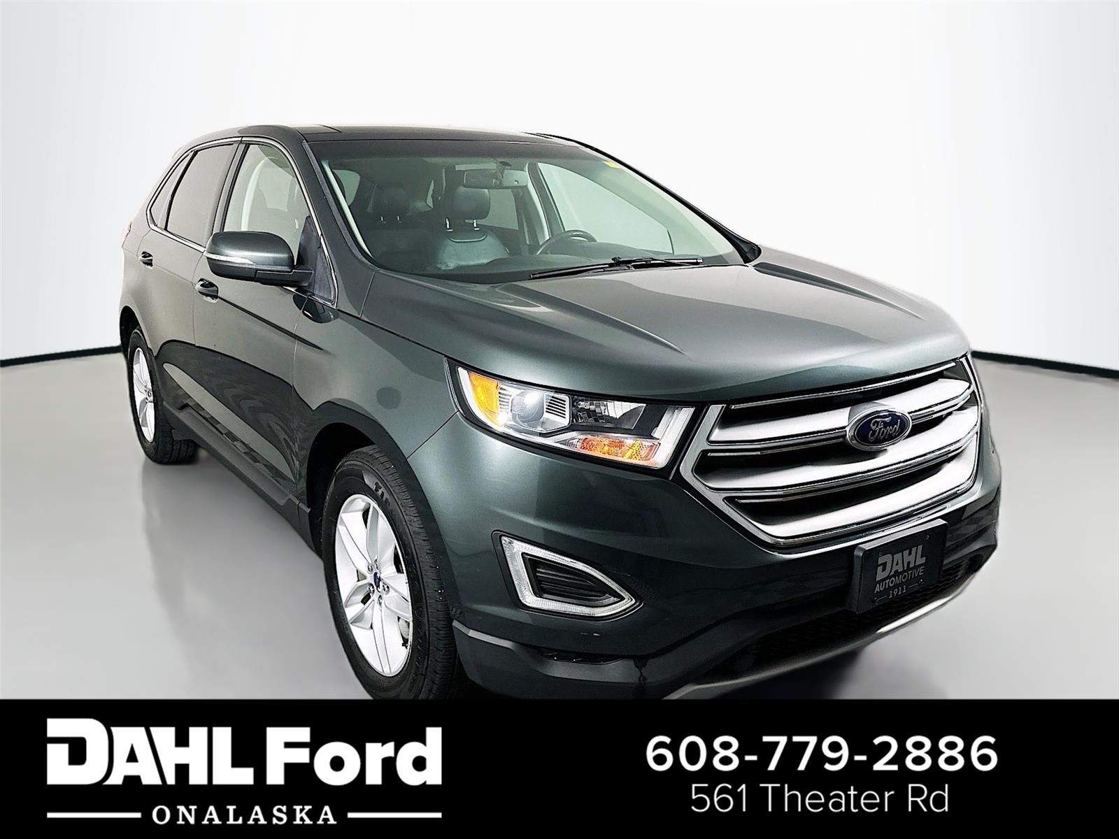 Tuxedo Black Metallic 2015 Ford Edge SEL AWD SUV / Crossover All-Wheel Drive 6-Speed Automatic