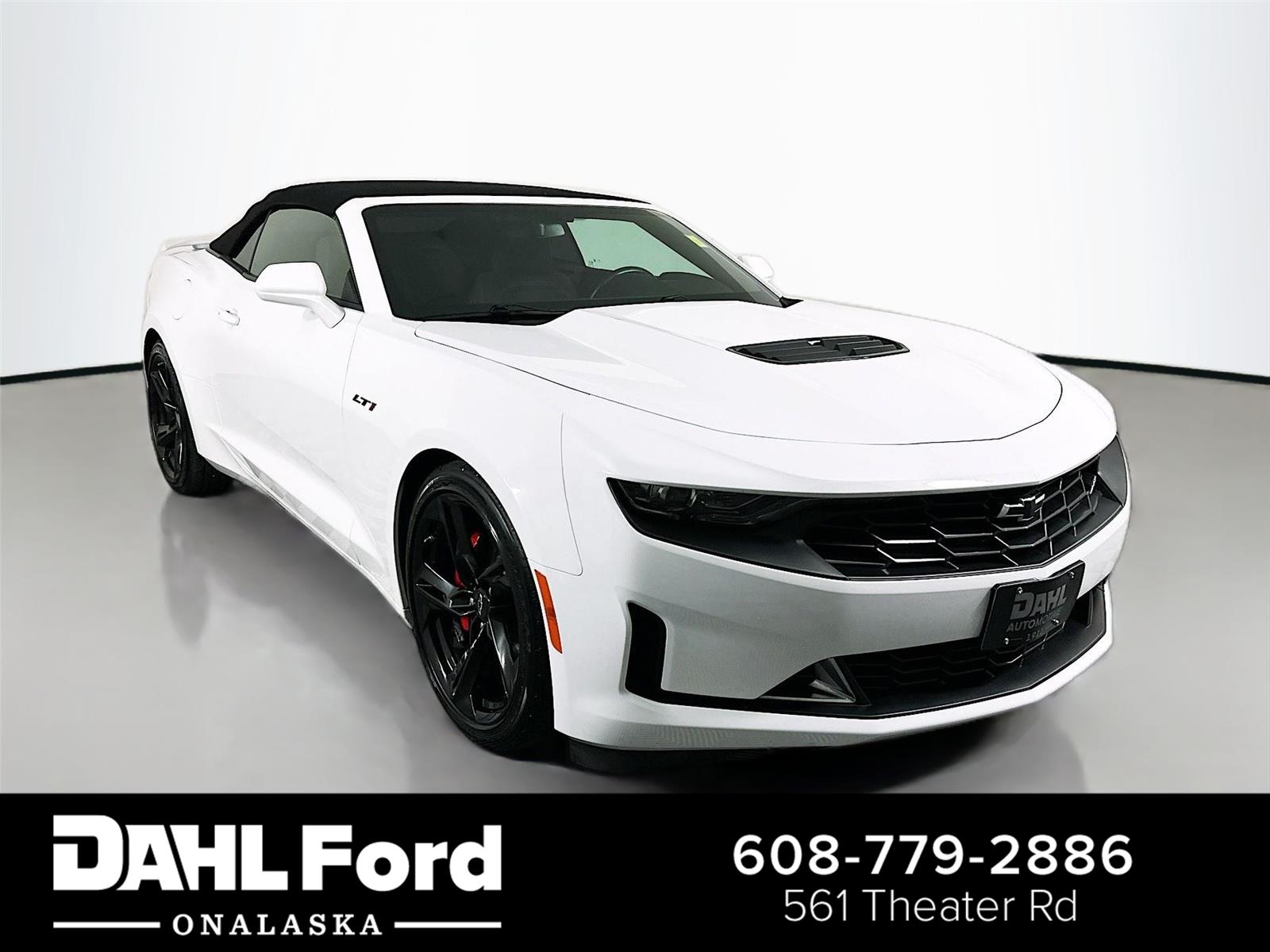 Summit White 2023 Chevrolet Camaro LT1 Convertible RWD Convertible Rear-Wheel Drive Automatic
