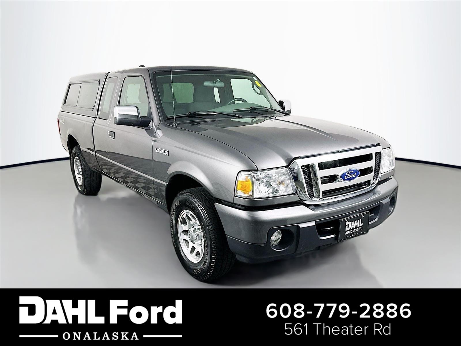 Gray (Dark Shadow Grey Metallic) 2011 Ford Ranger XLT SuperCab 4-Door 4WD Pickup Truck Four-Wheel Drive 5-Speed Automatic