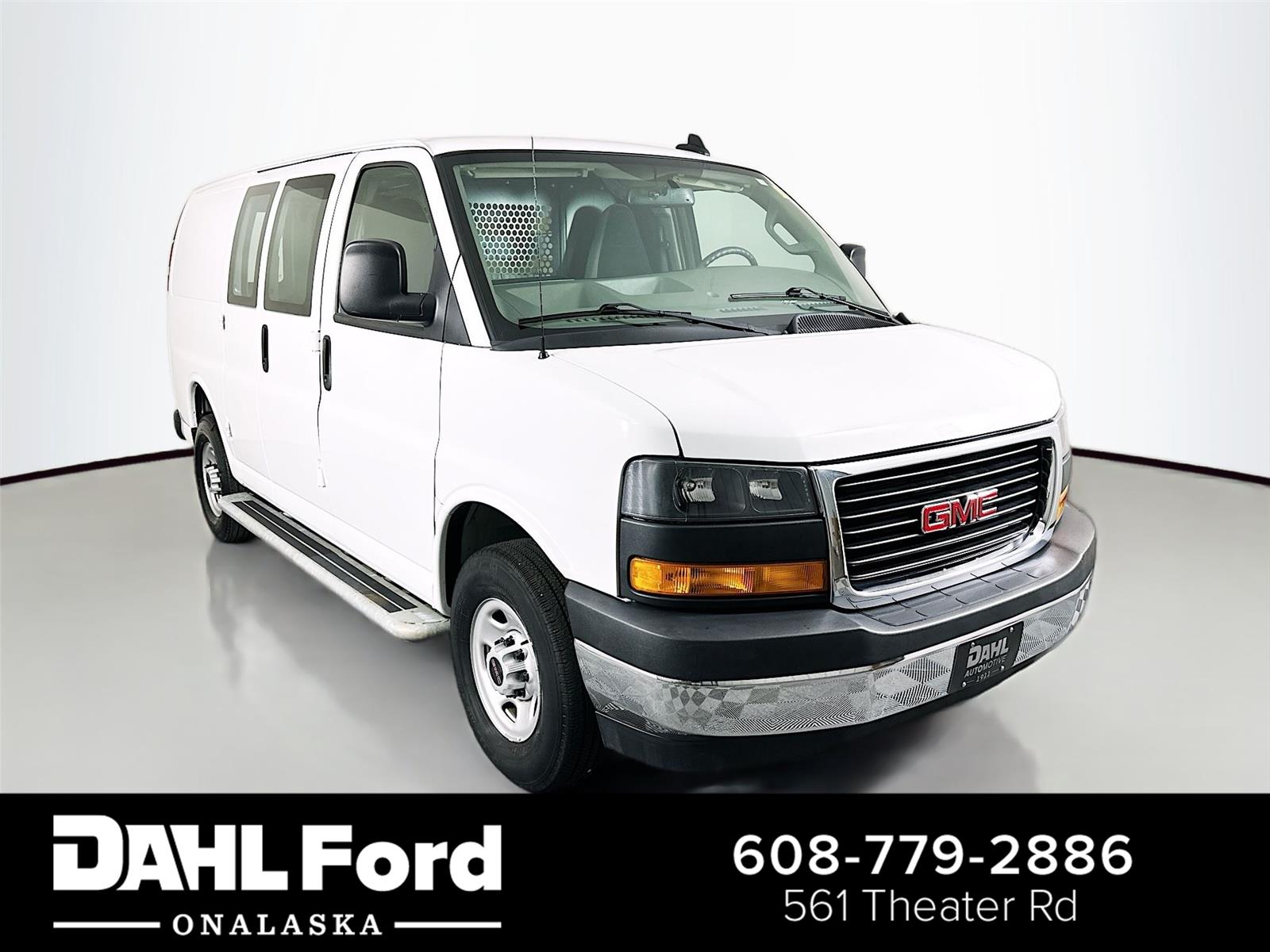 Summit White 2024 GMC Savana Cargo Van Rear-Wheel Drive 8-Speed Automatic