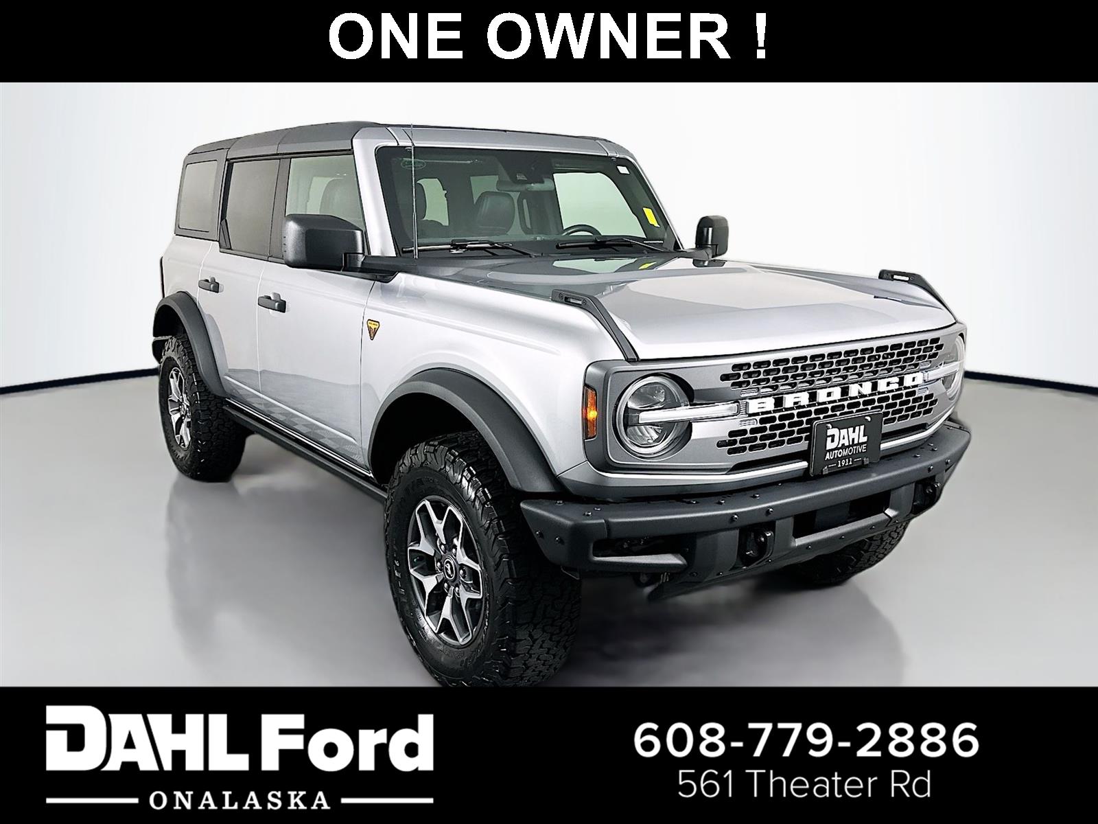 Iconic Silver 2024 Ford Bronco SUV / Crossover Four-Wheel Drive Automatic