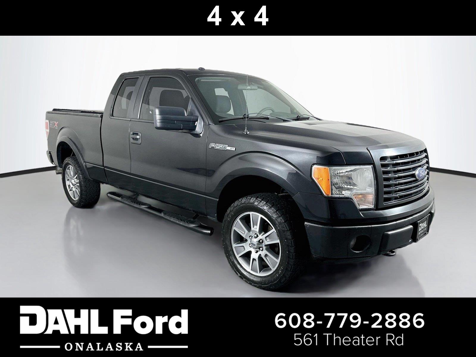 Tuxedo Black Metallic 2014 Ford F-150 Pickup Truck Four-Wheel Drive 6-Speed Automatic