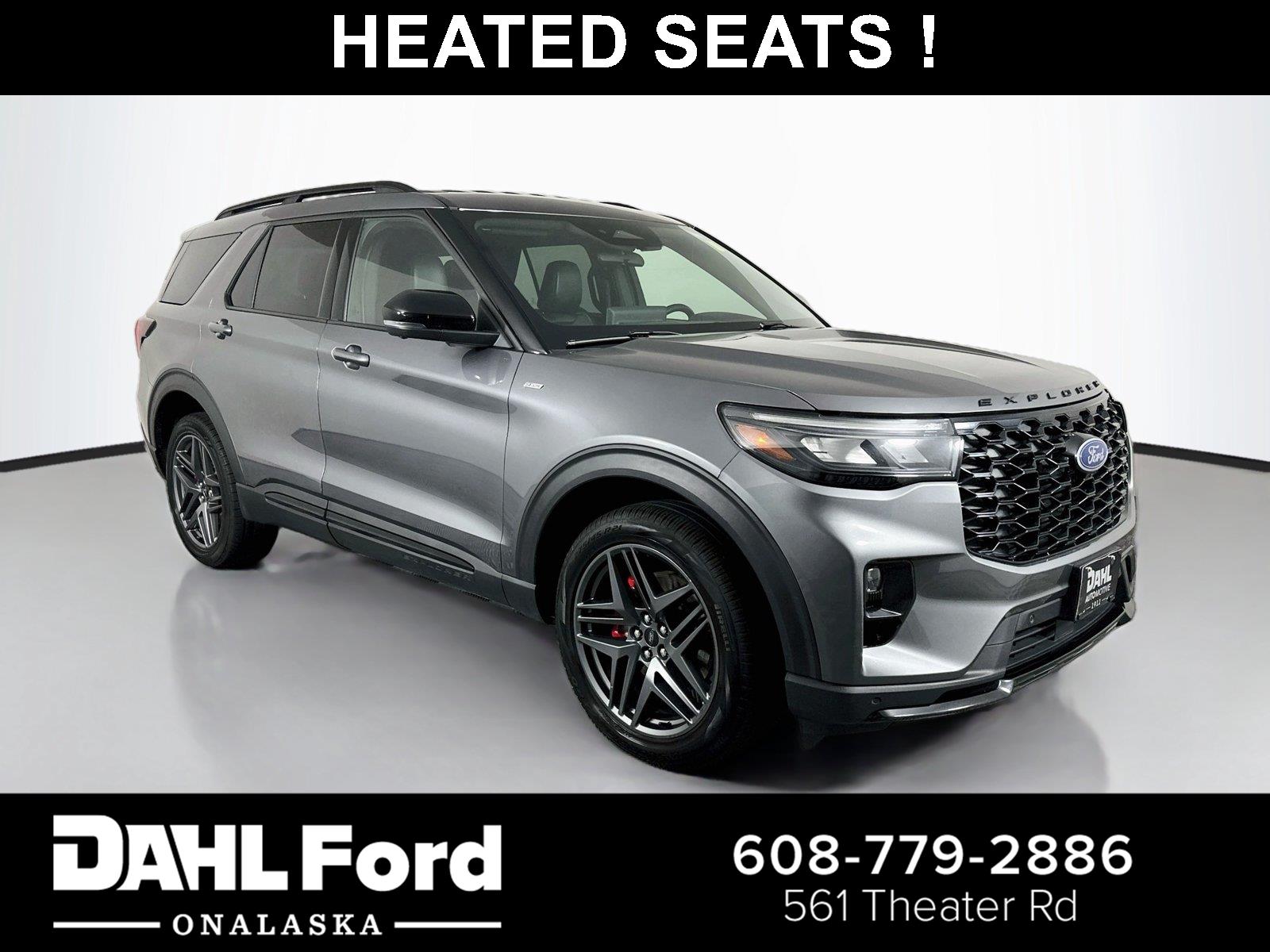 Carbonized Gray 2025 Ford Explorer SUV / Crossover All-Wheel Drive Automatic