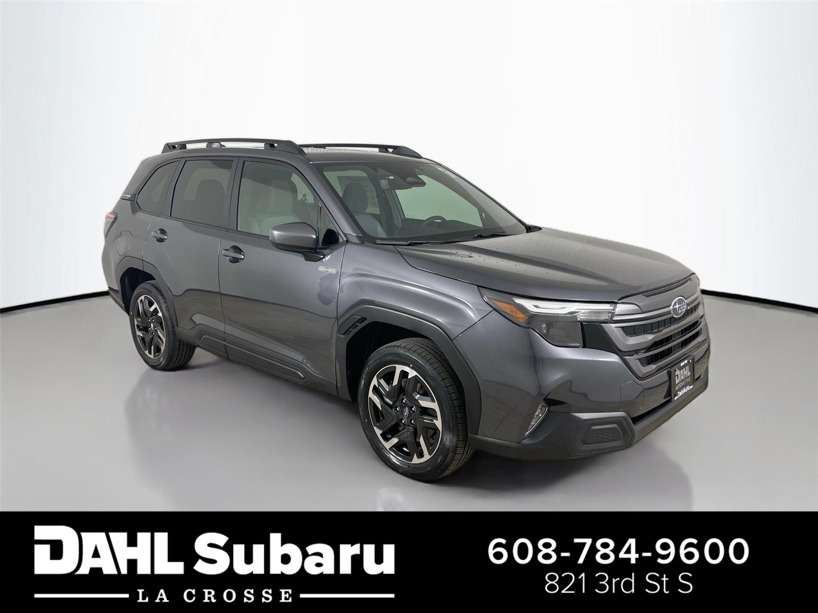 Magnetite Gray Metallic 2026 Subaru Forester Hybrid Premium AWD SUV / Crossover All-Wheel Drive Continuously Variable Transmission