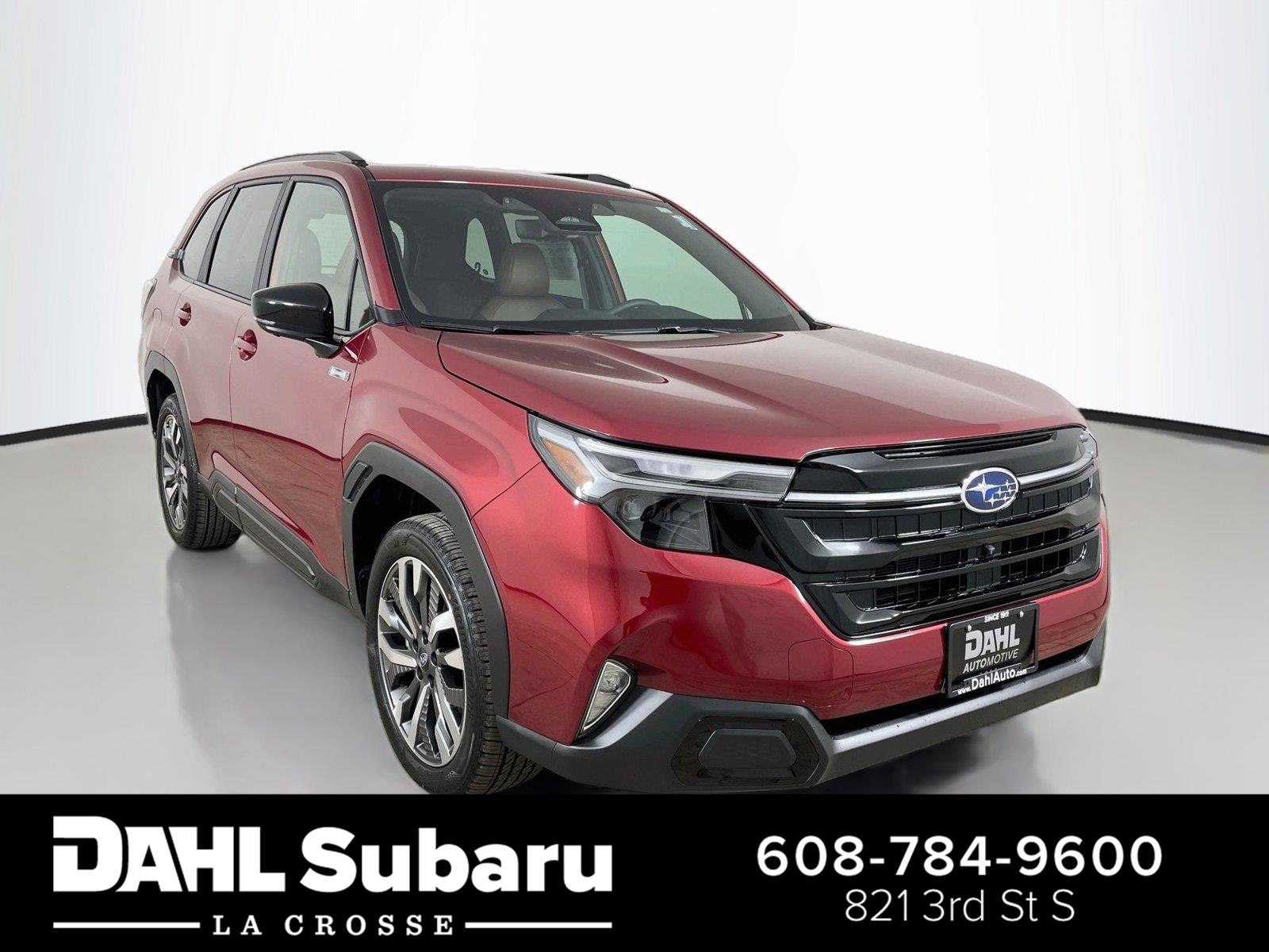 Crimson Red Pearl 2026 Subaru Forester Hybrid SUV / Crossover All-Wheel Drive Continuously Variable Transmission
