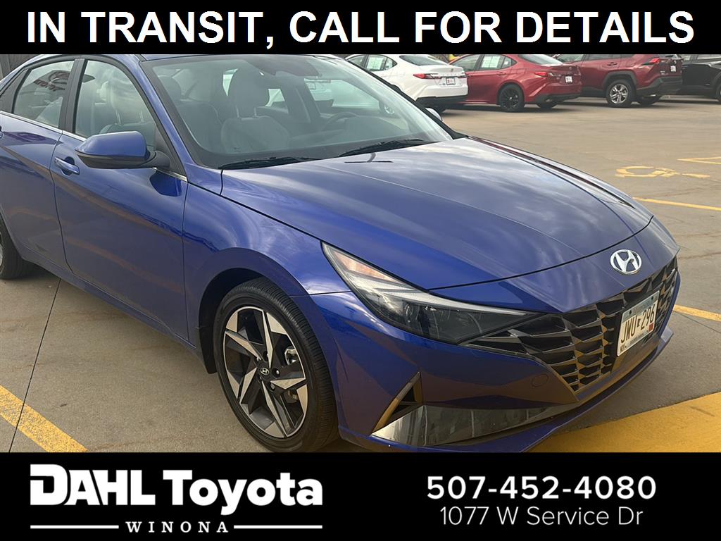 Intense Blue 2023 Hyundai Elantra Hybrid Limited FWD Sedan Front-Wheel Drive Automatic