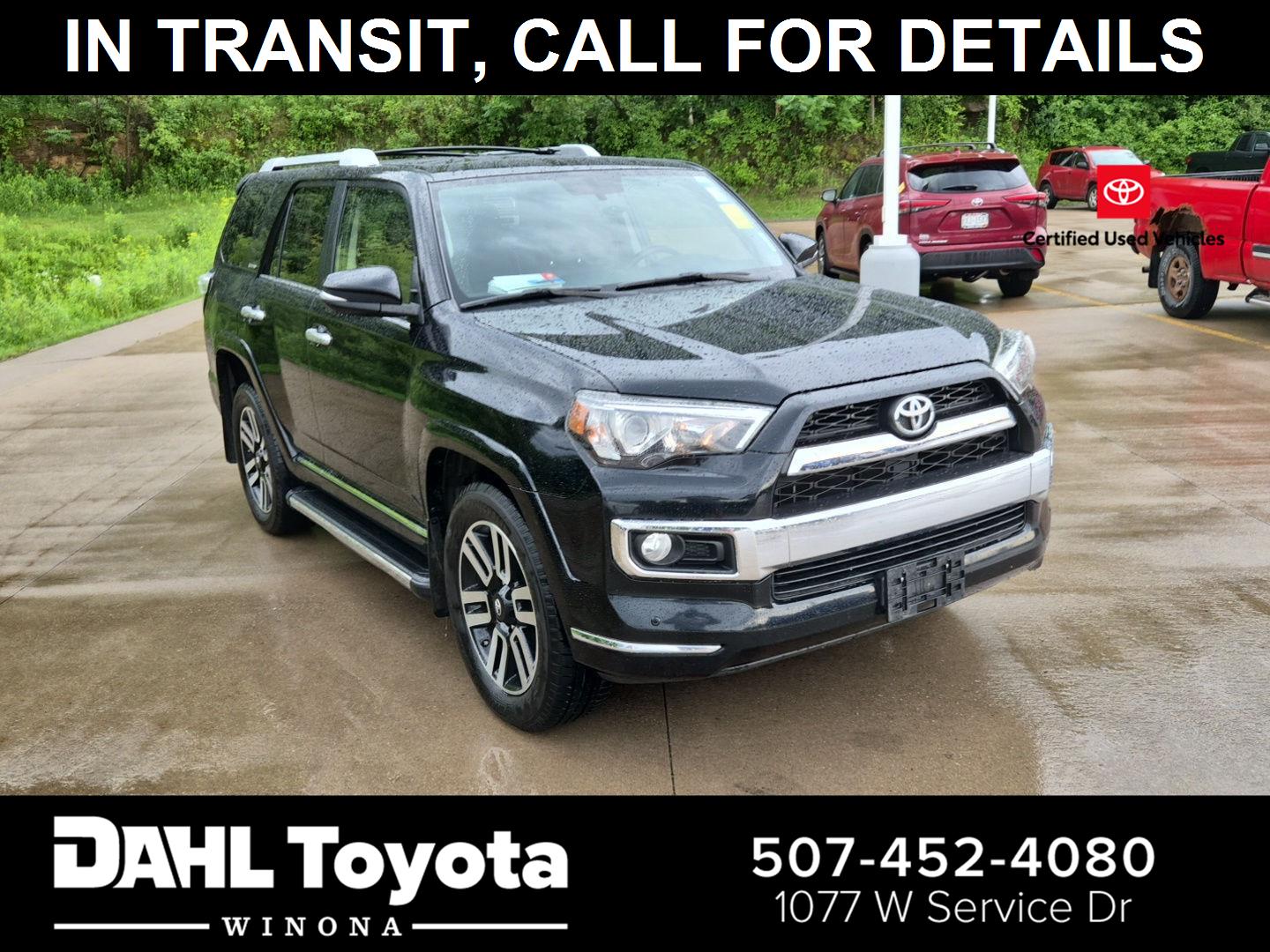 Midnight Black Metallic 2016 Toyota 4Runner Limited 4WD SUV / Crossover All-Wheel Drive Automatic