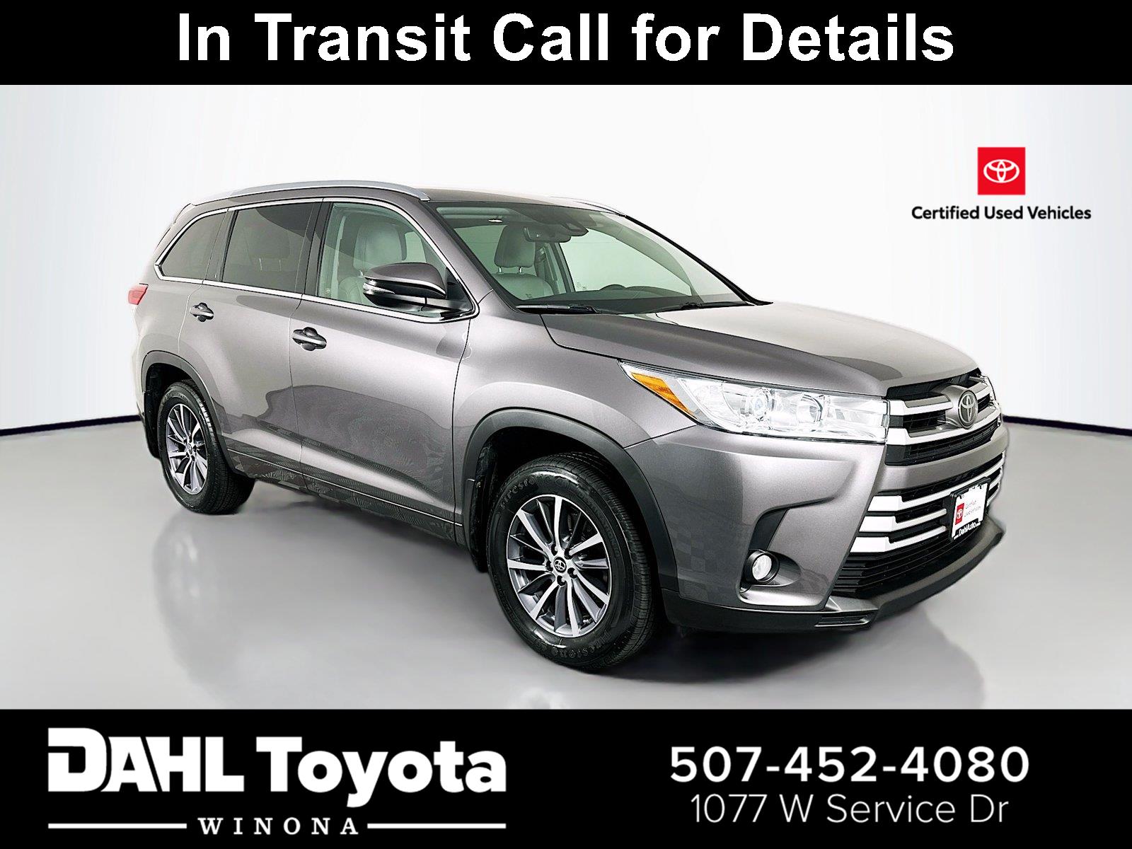 Predawn Gray Mica 2018 Toyota Highlander SUV / Crossover All-Wheel Drive Automatic