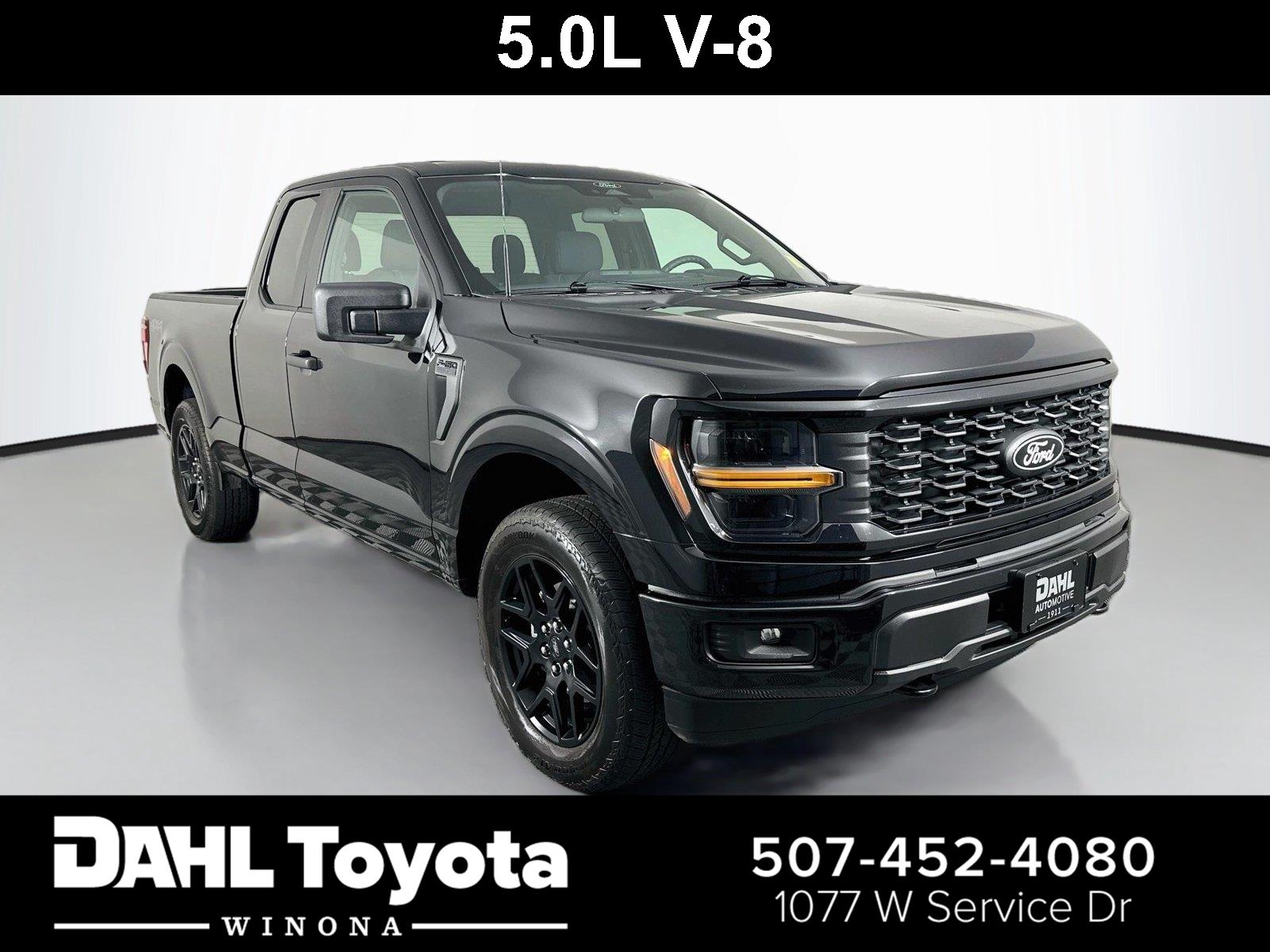 Agate Black Metallic 2024 Ford F-150 Pickup Truck Four-Wheel Drive Automatic