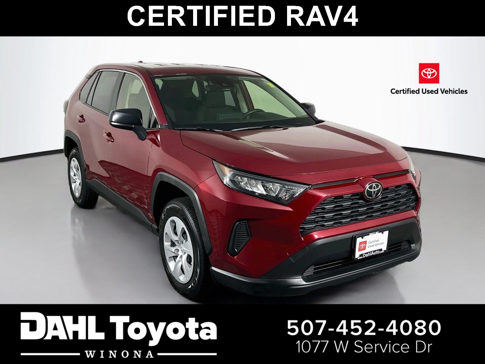Red (Ruby Flare Pearl) 2022 Toyota RAV4 SUV / Crossover All-Wheel Drive Automatic