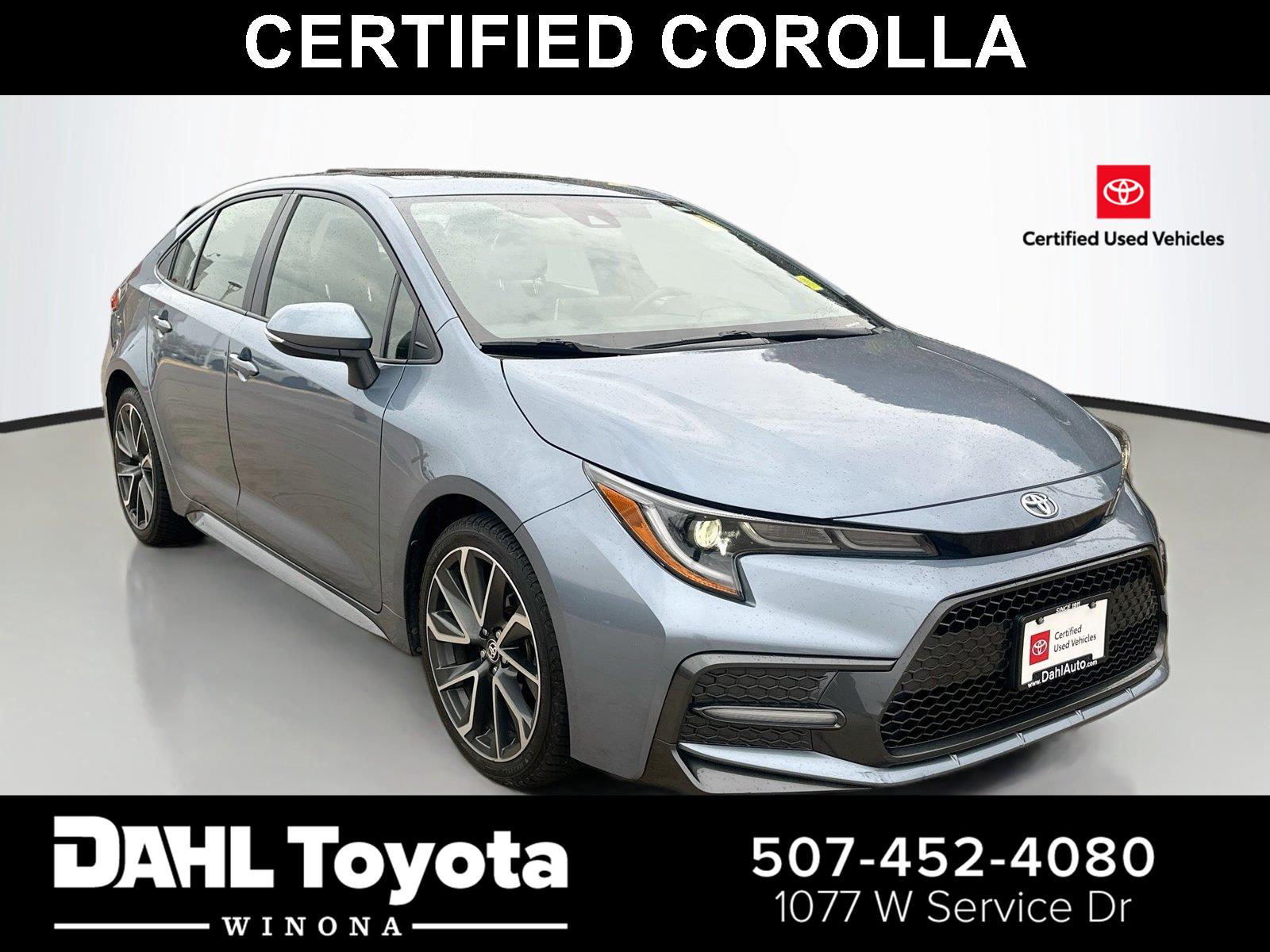 Celestite Gray Metallic 2021 Toyota Corolla Sedan Front-Wheel Drive Continuously Variable Transmission