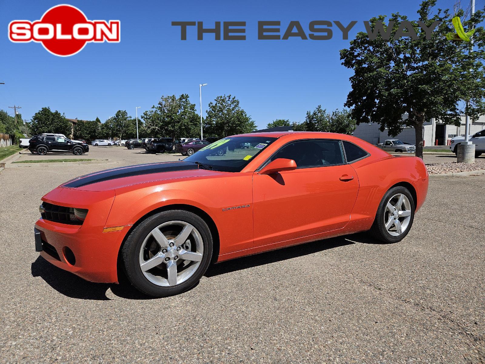 Inferno Orange Metallic 2013 Chevrolet Camaro 1LT Coupe RWD Coupe Rear-Wheel Drive 6-Speed Automatic