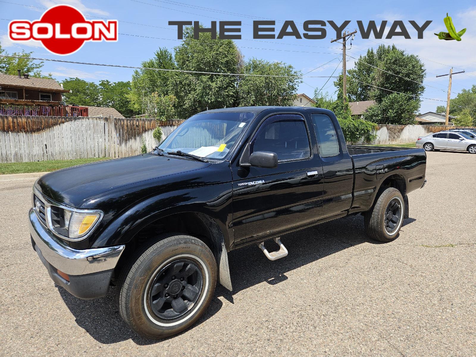 Black 1997 Toyota Tacoma Pickup Truck Four-Wheel Drive