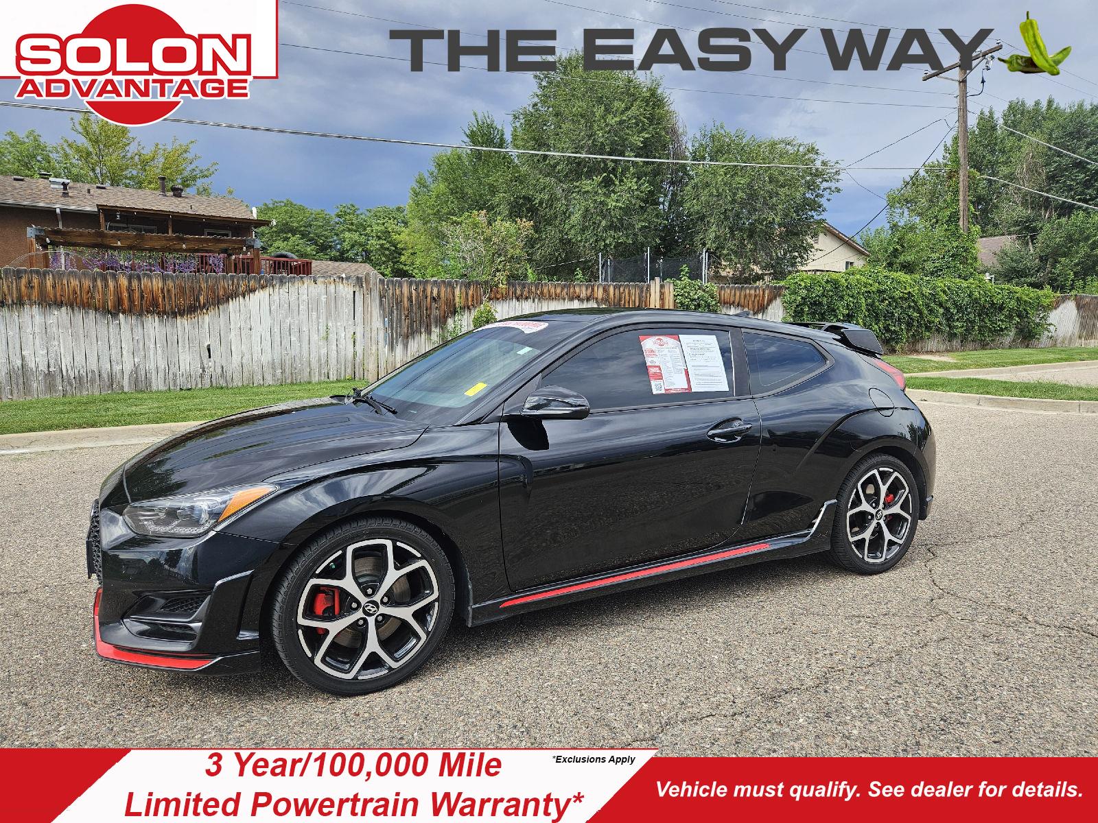 Ultra Black 2020 Hyundai Veloster N Coupe Front-Wheel Drive Manual