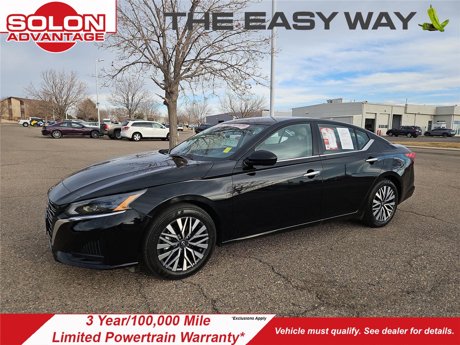 Super Black 2024 Nissan Altima 2.5 SV FWD Sedan Front-Wheel Drive Continuously Variable Transmission