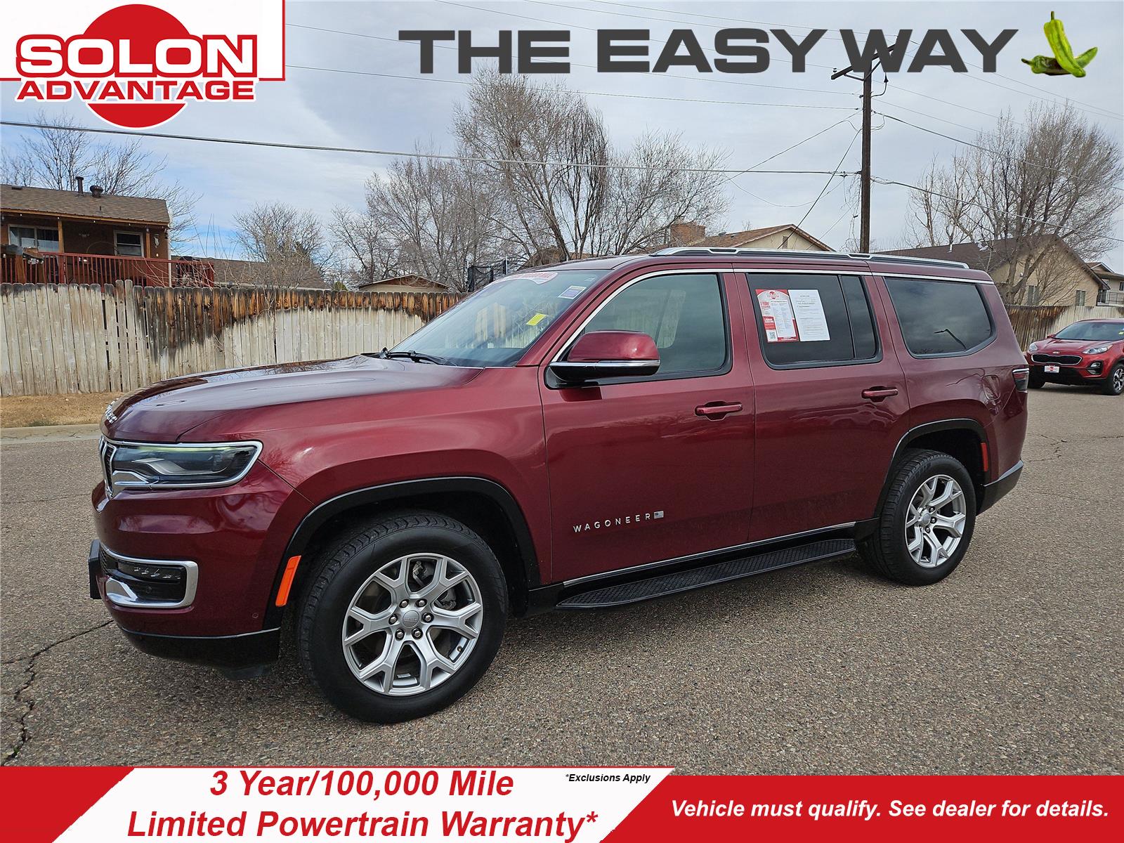 Velvet Red Pearlcoat 2022 Jeep Wagoneer Series II 4WD SUV / Crossover Four-Wheel Drive 8-Speed Automatic