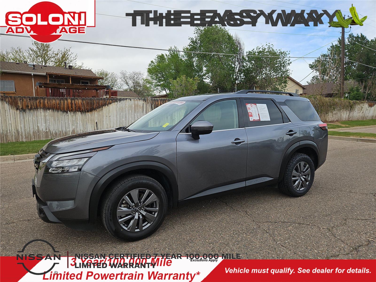 Gray (Gun Metallic) 2025 Nissan Pathfinder SV 4WD SUV / Crossover All-Wheel Drive Automatic