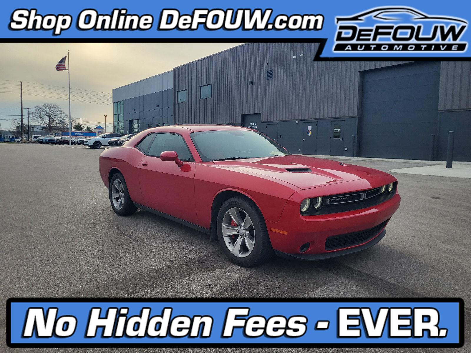 Redline Red Tricoat Pearl 2015 Dodge Challenger SXT RWD Coupe Rear-Wheel Drive 8-Speed Automatic