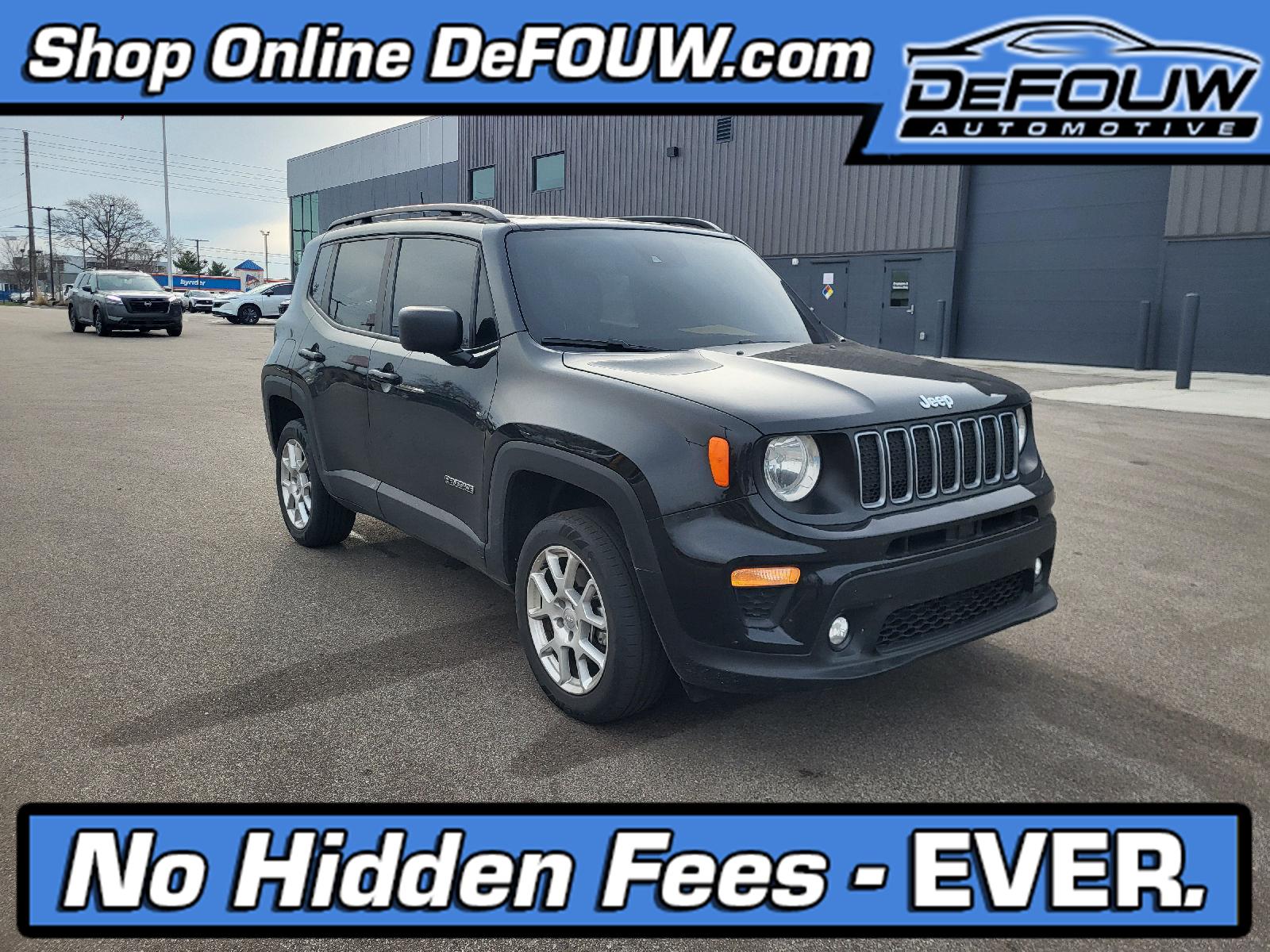 Black Clearcoat 2023 Jeep Renegade Latitude 4WD SUV / Crossover Four-Wheel Drive 9-Speed Automatic