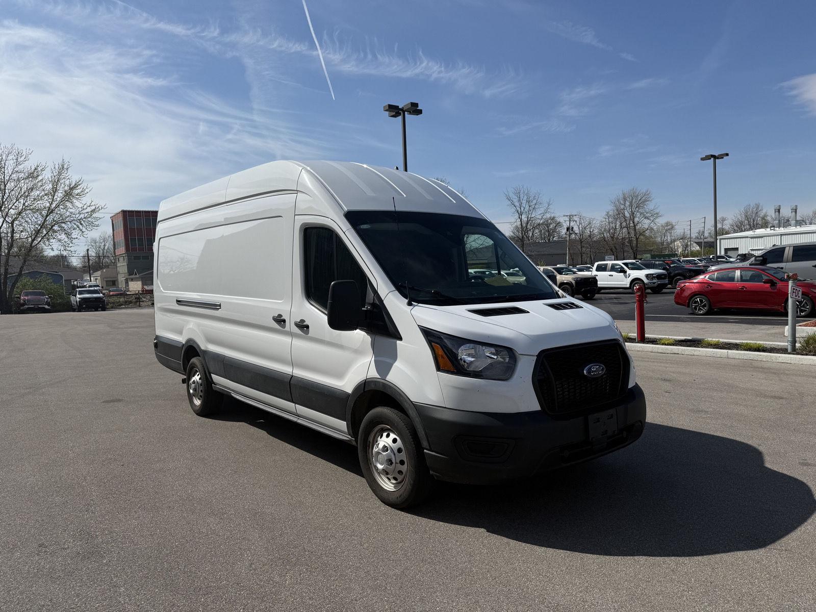 Oxford White 2024 Ford Transit Cargo 250 High Roof Extended LB AWD Van All-Wheel Drive Automatic