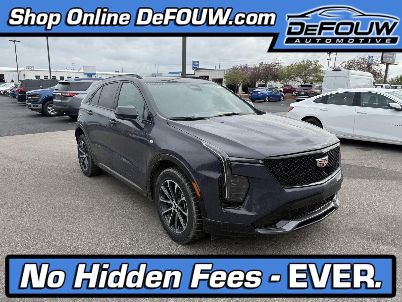 Midnight Sky Metallic 2024 Cadillac XT4 Sport AWD SUV / Crossover Four-Wheel Drive 9-Speed Automatic