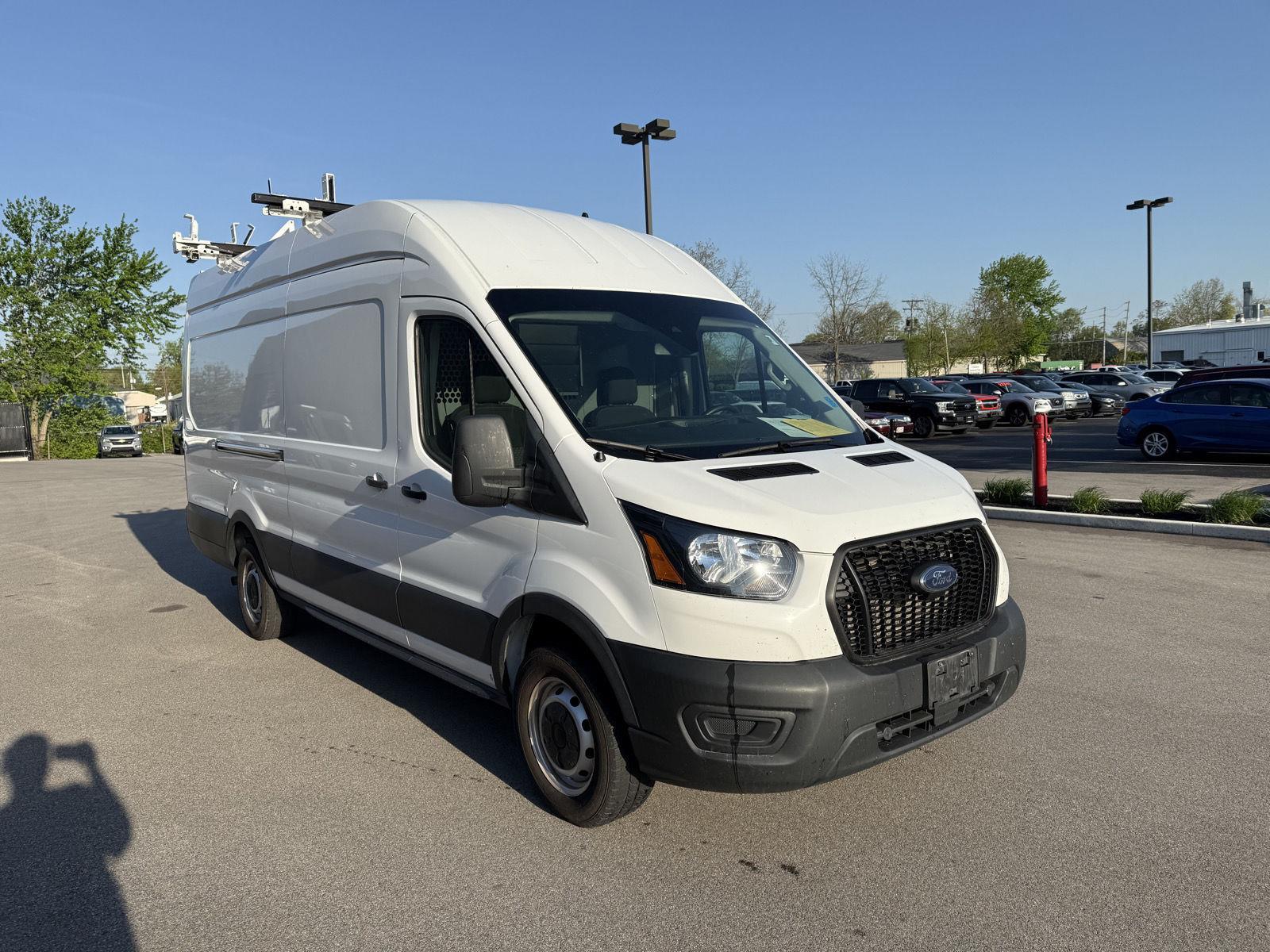Oxford White 2022 Ford Transit Cargo 350 High Roof Extended LB RWD Van Rear-Wheel Drive Automatic