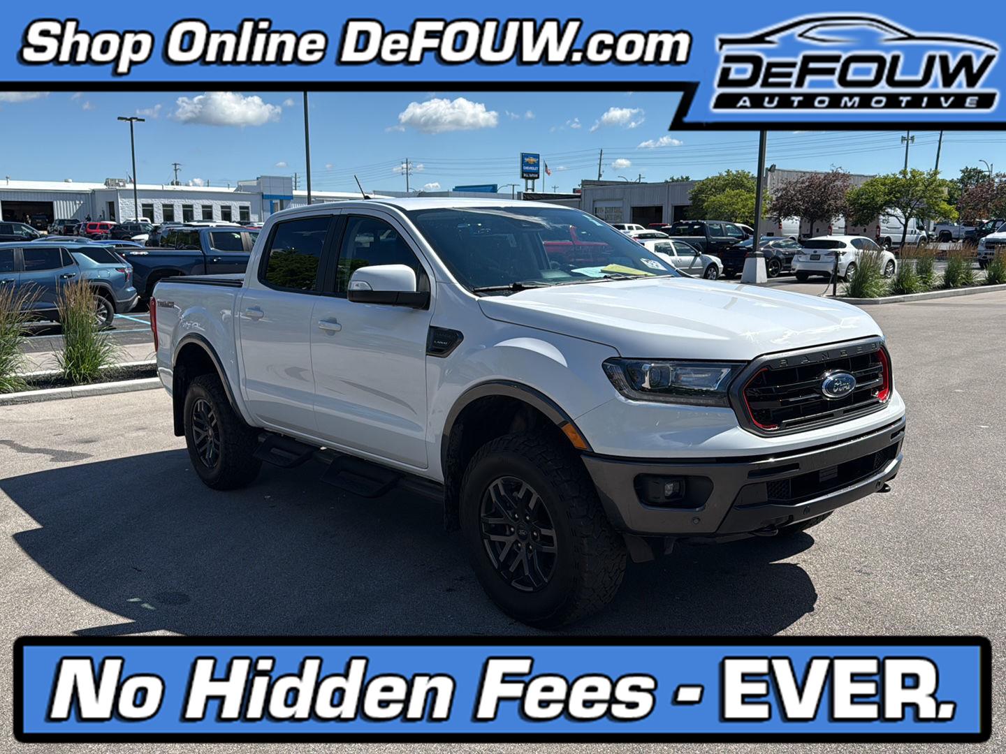 Oxford White 2023 Ford Ranger Pickup Truck Four-Wheel Drive Automatic