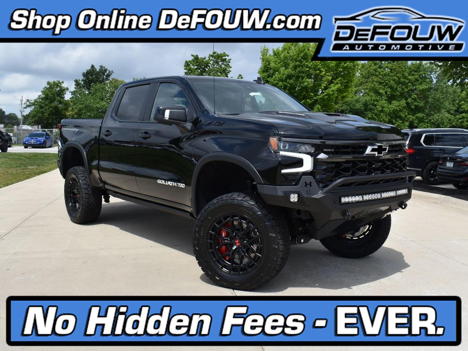 Black 2026 Chevrolet Silverado 1500 Pickup Truck Four-Wheel Drive Automatic