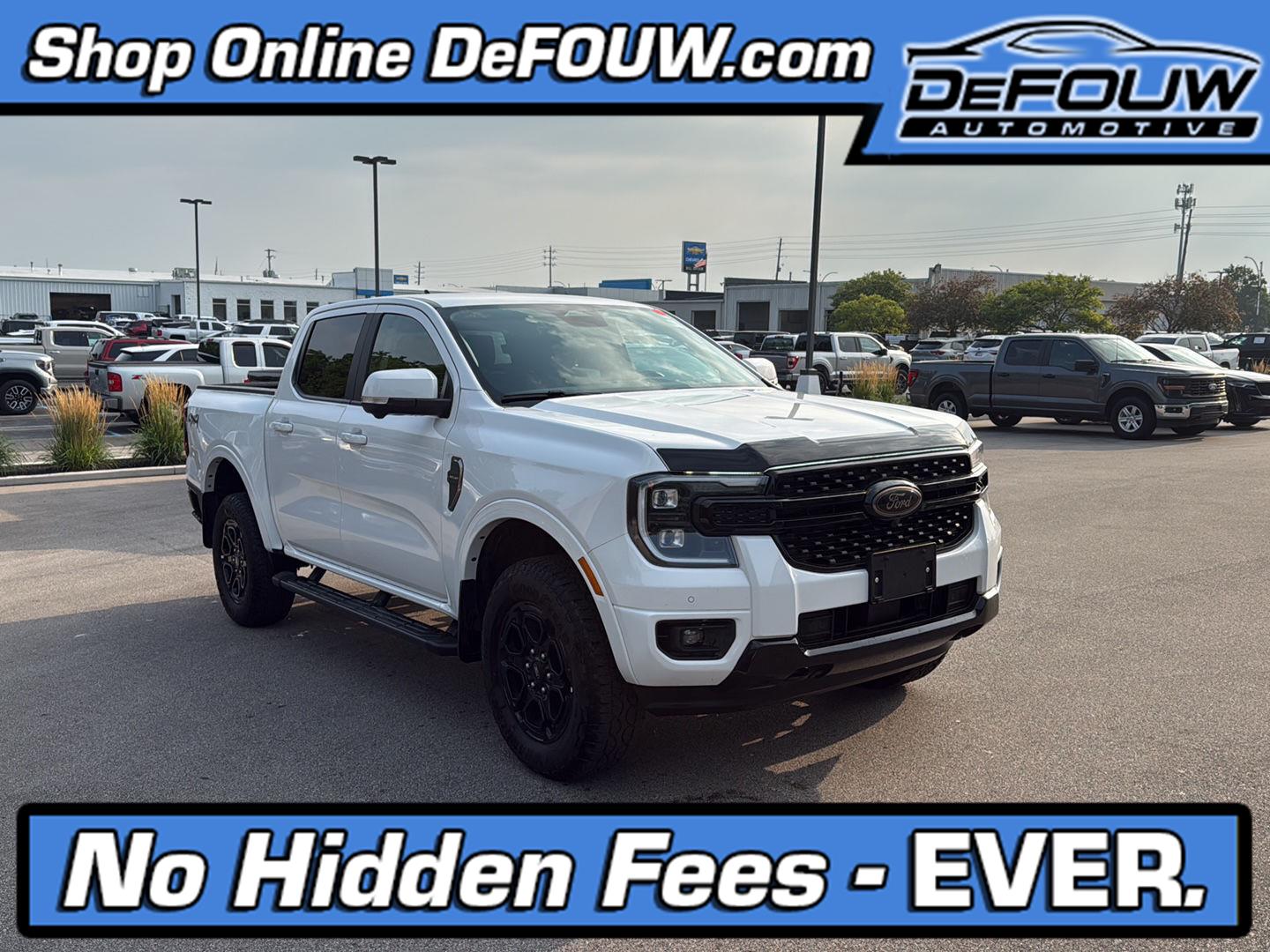 Oxford White 2025 Ford Ranger Pickup Truck Four-Wheel Drive Automatic