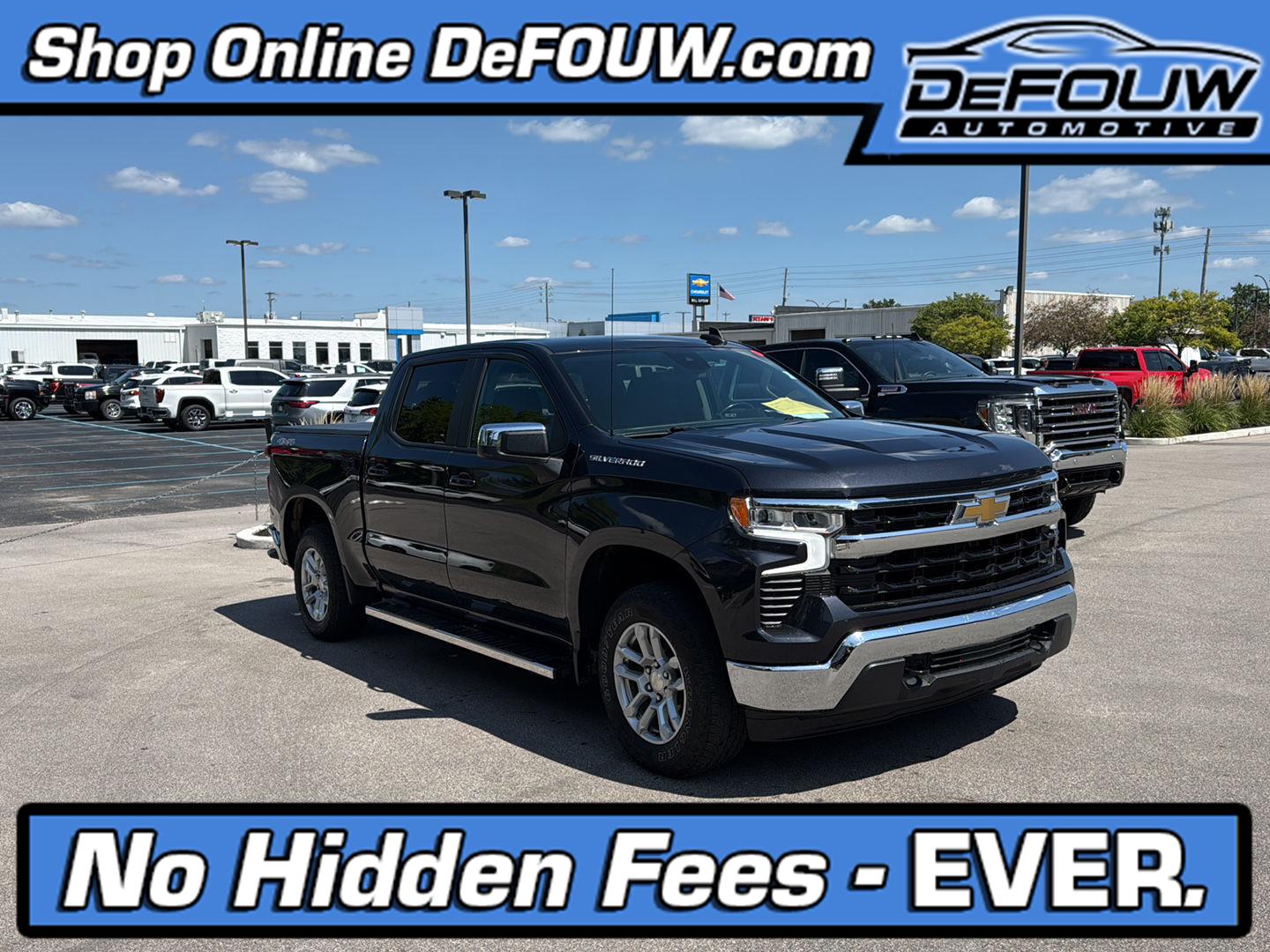 Dark Ash Metallic 2022 Chevrolet Silverado 1500 Pickup Truck Four-Wheel Drive Automatic